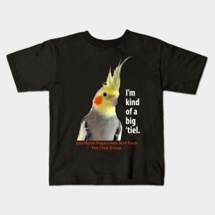 Big Tiel-white type Kids T-Shirt